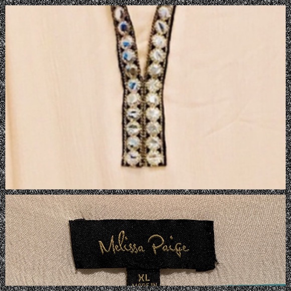 Sleeveless Tunic w/Embroidered Trim - XL - Picture 3 of 5